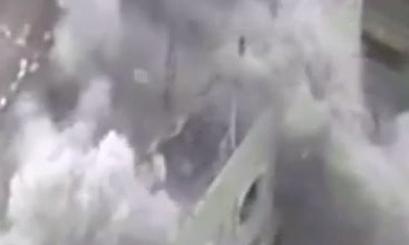 צפו: פגיעה בבניינים מהם ירו על כוחותינו