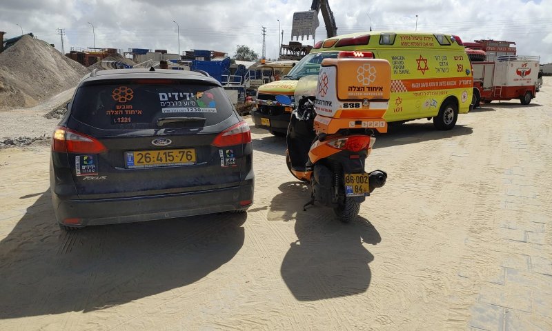 אשקלון: פועל נלכד בתוך מגרסת אבנים &ndash; ונהרג