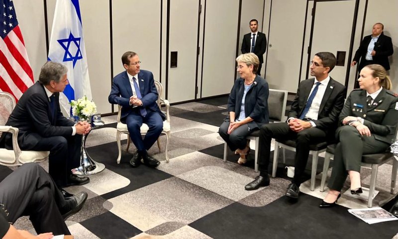 "הבטיח לעזור": לאה גולדין במפגש עם מזכיר המדינה