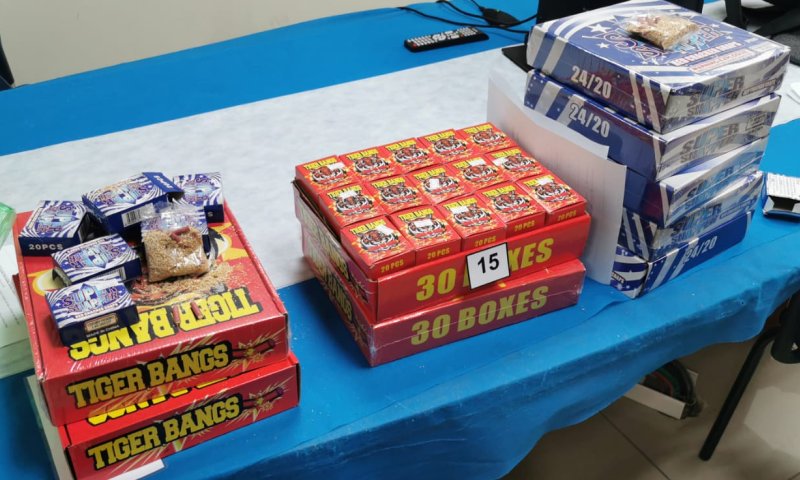 המשטרה עצרה קטינים כי החזיקו נפצים לקראת פורים