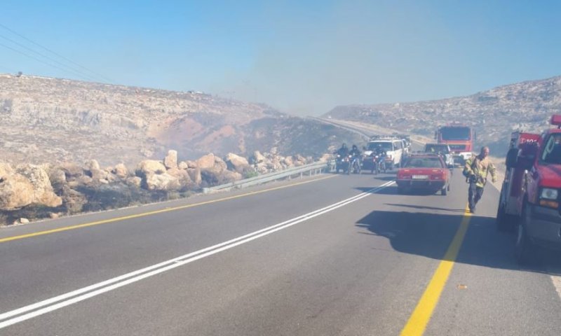 6 ק"מ של אש | 12 מוקדי שריפות פרצו בבנימין