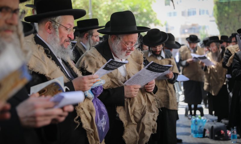 צפו: תיקון לתשעת הימים נגד הרכבת הקלה