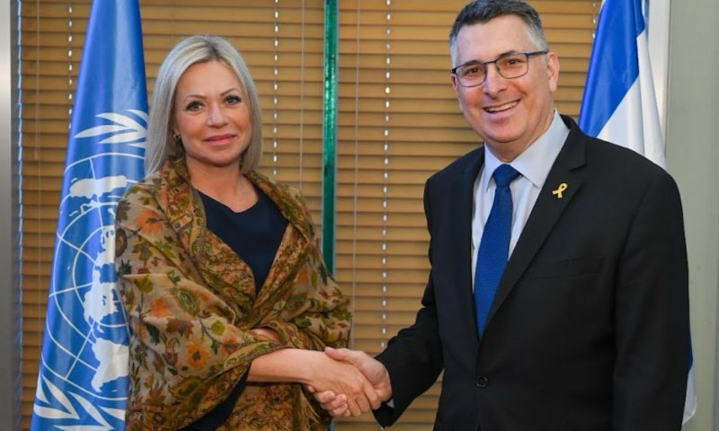 סער לשליחת האו"ם ללבנון: "מחויבים להתקדם במתווה הפסקת האש"