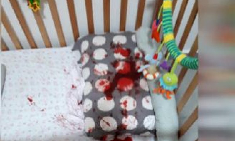 אימה במיטת התינוקת:'רצנו אליה,היא הייתה מלאה בדם'