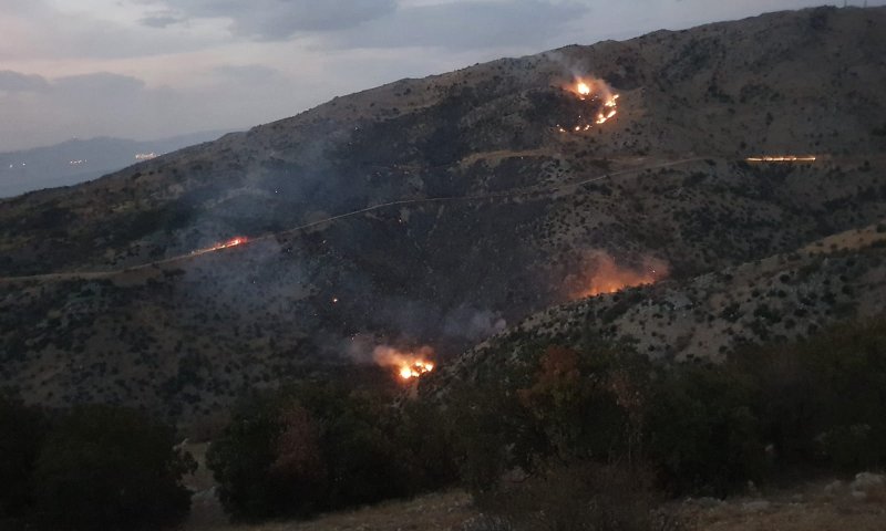 אימון צה"ל| תחמושת גרמה לנזק כבד בשמורת חרמון