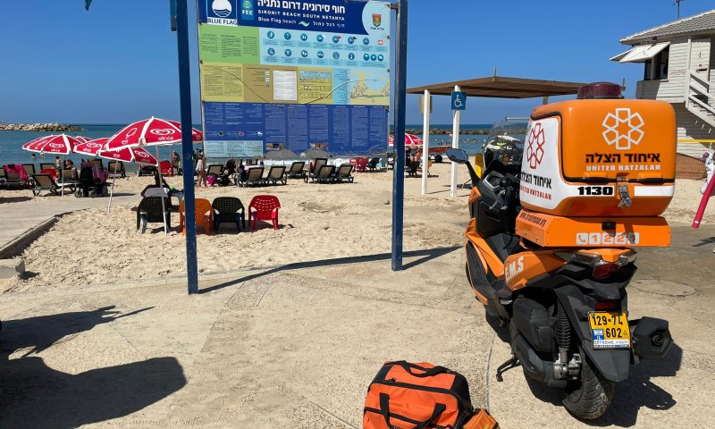 טביעה נוספת: בת 82 במצב אנוש בחוף בנתניה