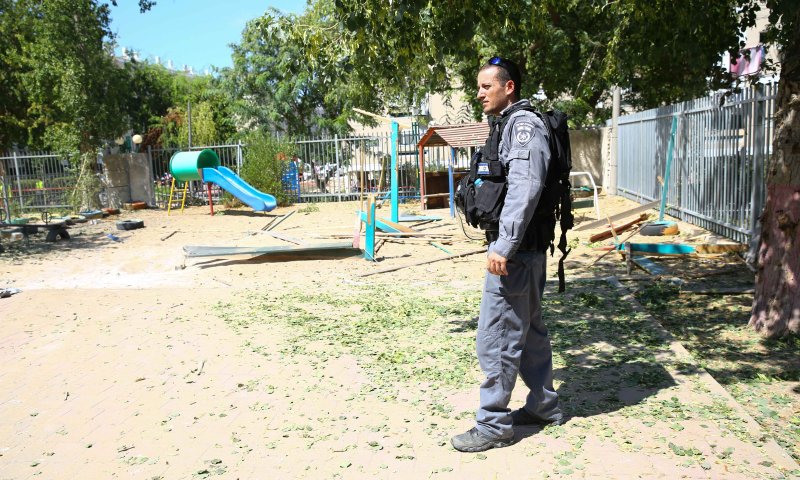 כמעט אסון: פצמ"ר התפוצץ בגן ילדים במועצה אשכול