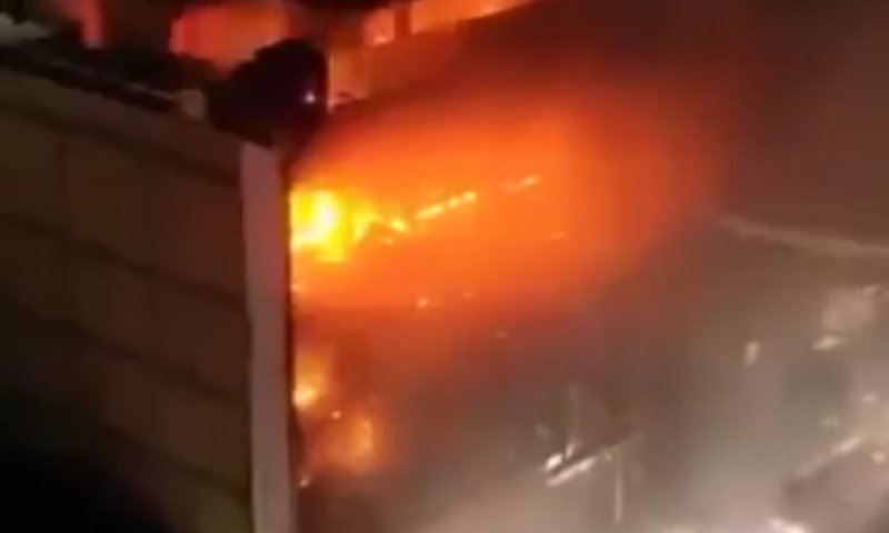 אסון בעיראק: שריפה עצומה הרגה עשרות בני אדם