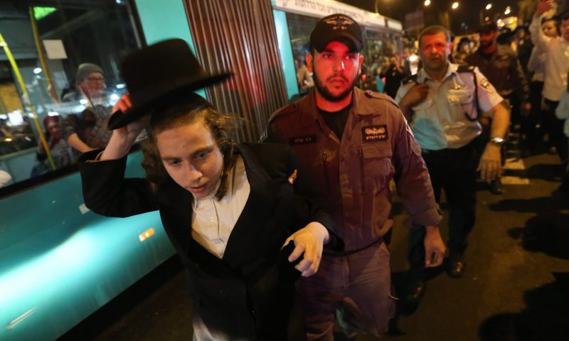 מחאה בירושלים: רחובות נחסמו, 4 מפגינים נעצרו