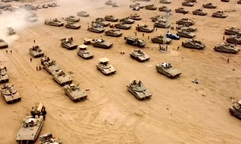 מפקד האוגדה בכניסה לעזה: "עם ישראל עומד מאחורינו"