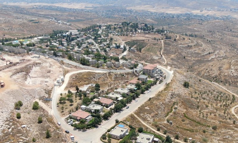 גם לאחר 40 שנה היישוב אלון מורה בתנופת בנייה