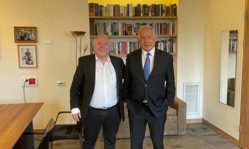 תמונת פיוס: נתניהו ואמסלם נפגשו לסולחה