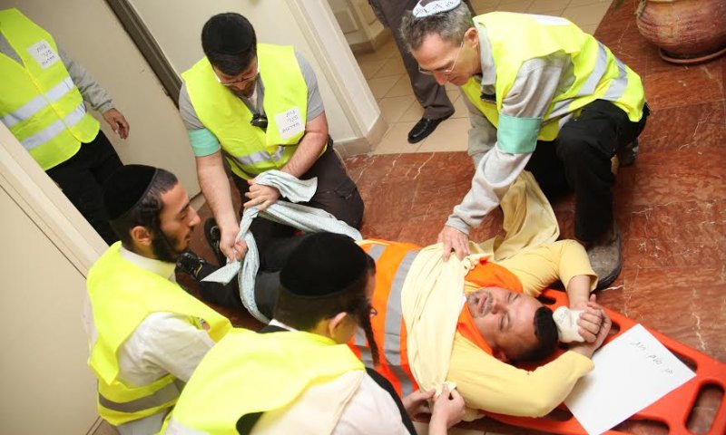 בגלל המצב הביטחוני: תרגיל חירום בנתניה