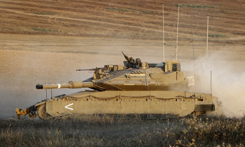 מחבלים ירו טיל נ"ט לטנק בצפון הרצועה