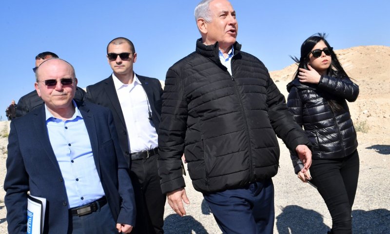 נתניהו בגבול בעזה: מזהיר את חמאס מחידוש התקיפות