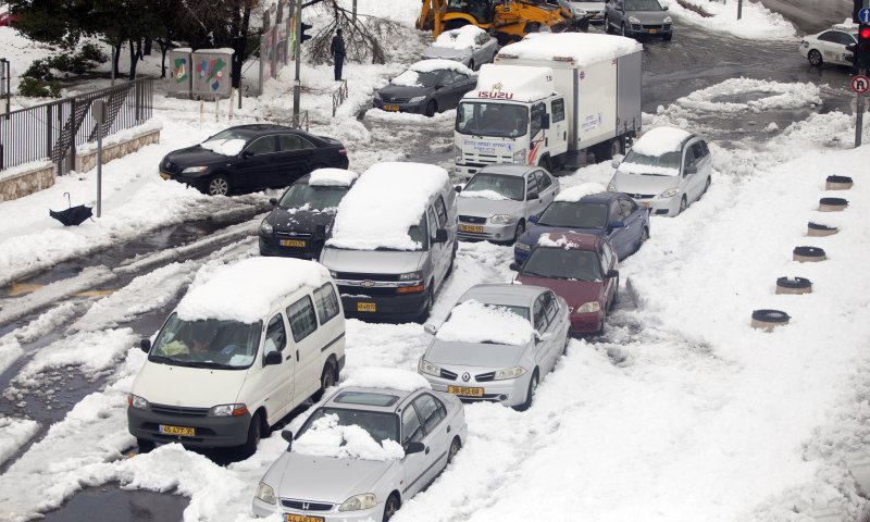 תחזית מעודכנת: 15-30 ס"מ שלג בירושלים