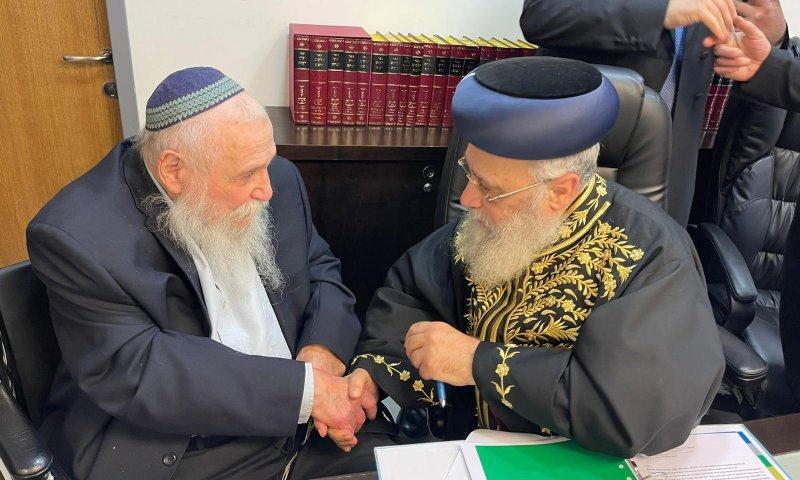 הרב יוסף שלח את תלמידו להתנצל בפני הרב דרוקמן