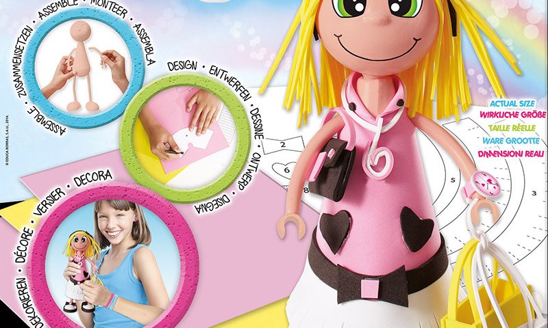 חדש לילדות: בובות אופנתיות בעיצוב ובהרכבה עצמית