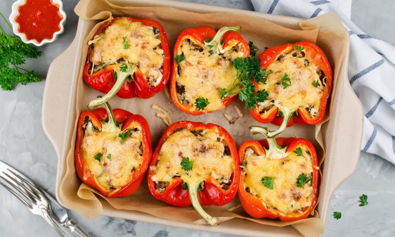 טעים להכיר: מתכון לפלפלים ממולאים בריזוטו