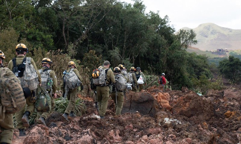 צפו בתיעוד: צה"ל מסייע באיתור נעדרים בברזיל