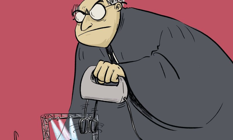 קריקטורה: בית המשפט אוסר הפרדה בהופעה