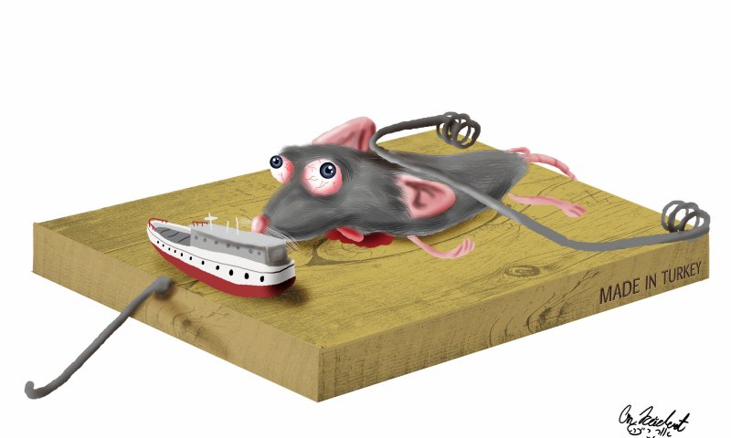 הקריקטורה היומית של אור רייכרט: המלכודת הטורקית