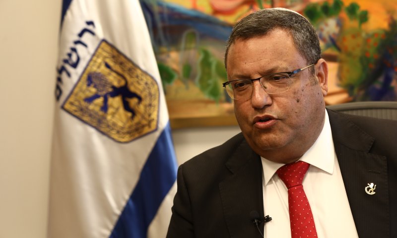 ראש העיר ירושלים משה ליאון מסכם שנה בסרוגים
