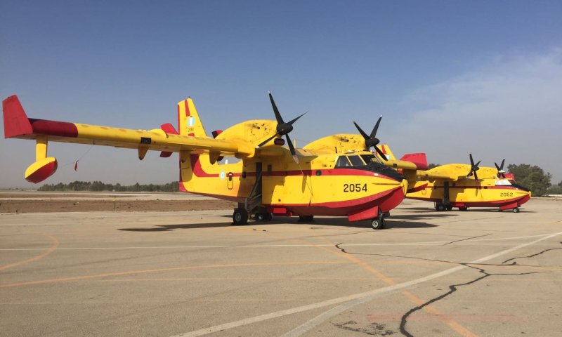 שחקני חיזוק: מטוסי מחו"ל מסייעים בכיבוי