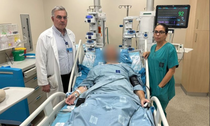 אדם אושפז במצב קריטי בעקבות ישיבה בממ"ד