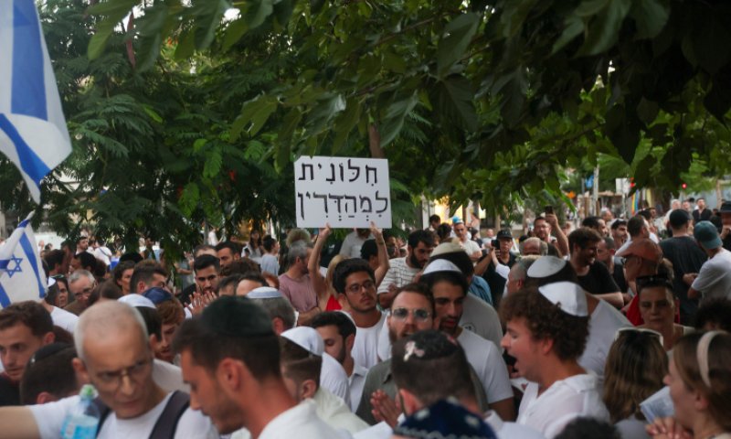 גינוי מפתיע לפיצוץ התפילה בתל אביב