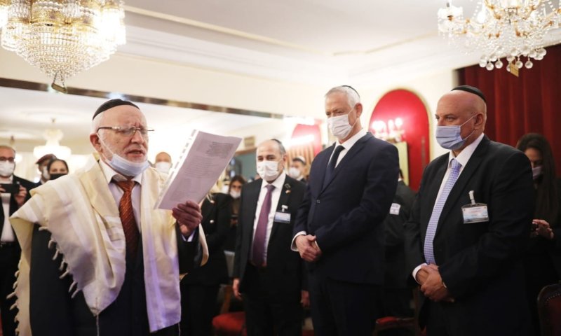 גנץ על התפילה המרגשת במרוקו