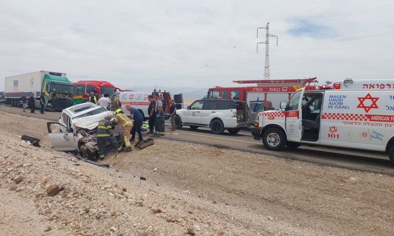 2 הרוגים בתאונת דרכים בצומת הערבה