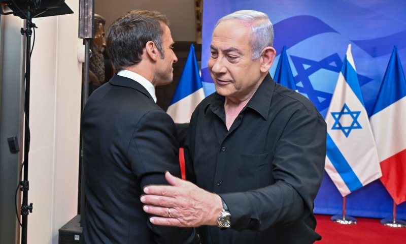 מקרון מתערב: אל תציתו אש בלבנון, ואל תמשיכו ברפיח"