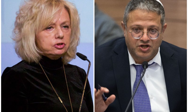 בן גביר תוקף: "היועמ"שית שמאלנית ומוטה"