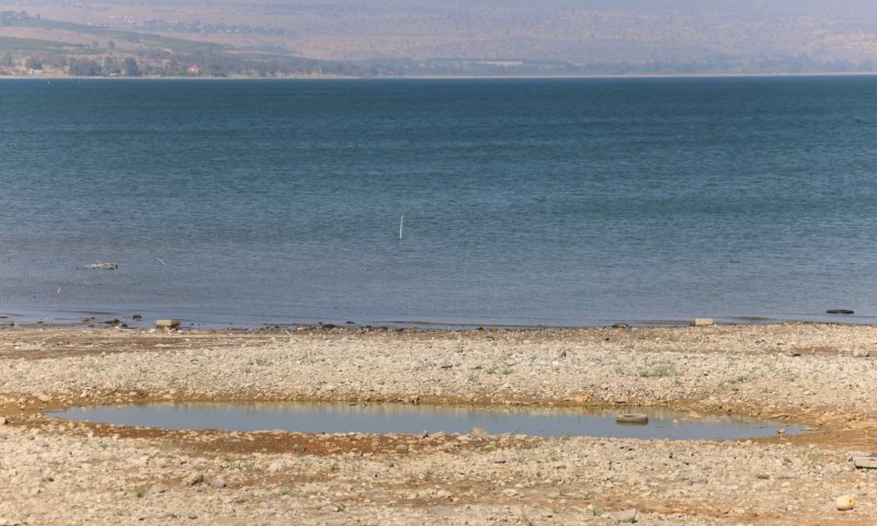 הבצורת בצפון: באמצע החורף מפלס הכנרת ממשיך לרדת