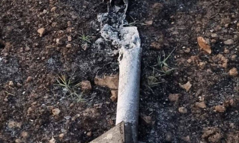 נמצאה הרקטה שנורתה מג'נין לעבר הגלבוע