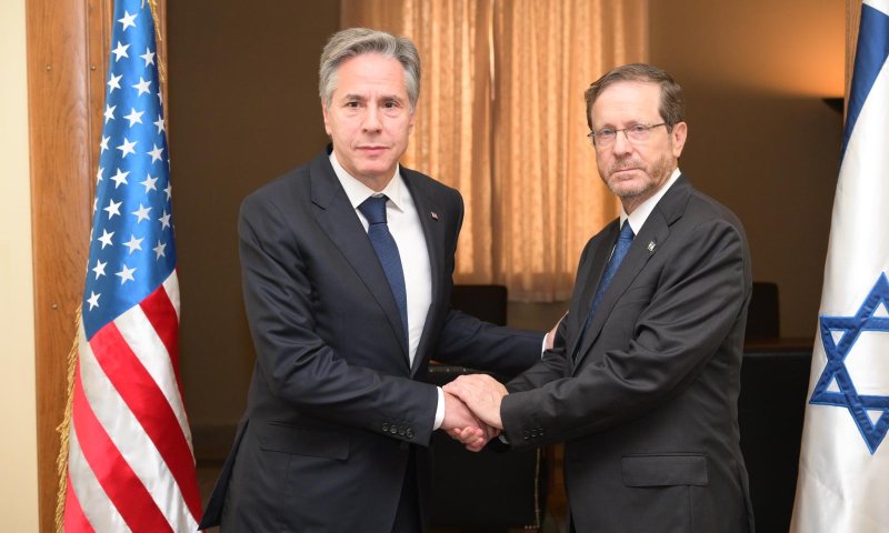 בלינקן להרצוג: נגן על תושבי עזה שאינם מעורבים