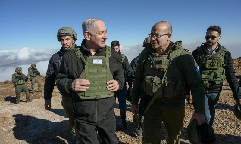נתניהו בחרמון הסורי: "נישאר במקום החשוב הזה"