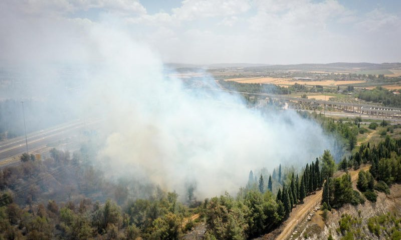 שני תושבי מזרח ירושלים נעצרו בחשד להצתה ליד מודיעין