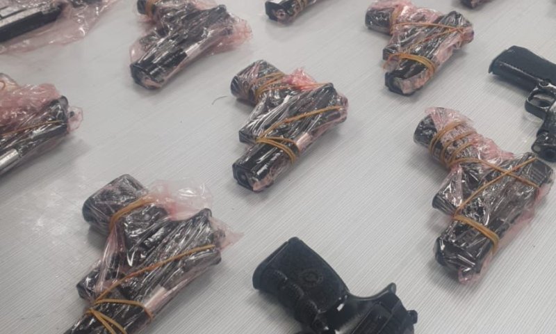 סוכלה הברחת נשק מאסיבית בגבול ירדן