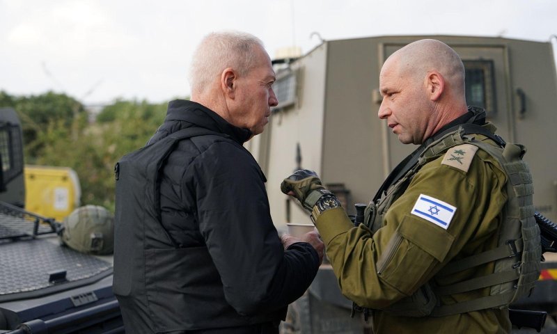 גלנט מזים את השמועות על עצירת המלחמה. צפו