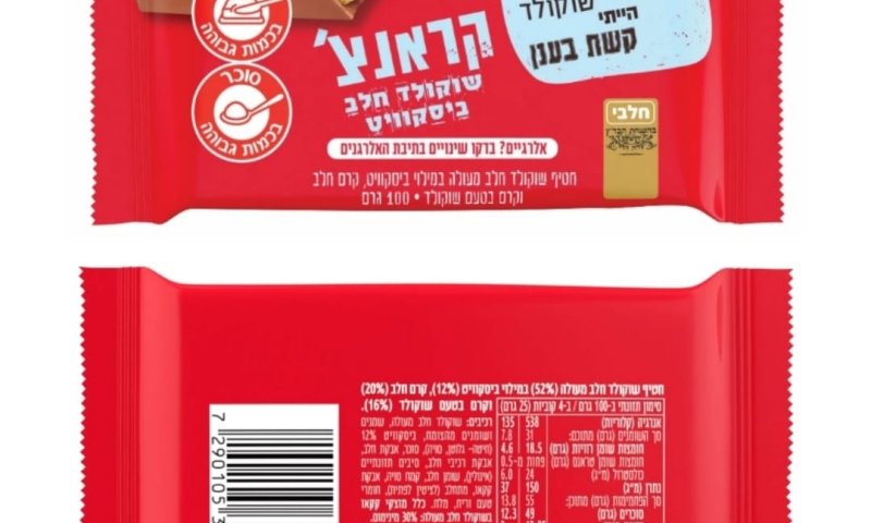 שטראוס מודיעה: ריקול לביסקוויט השוקולד המוכר