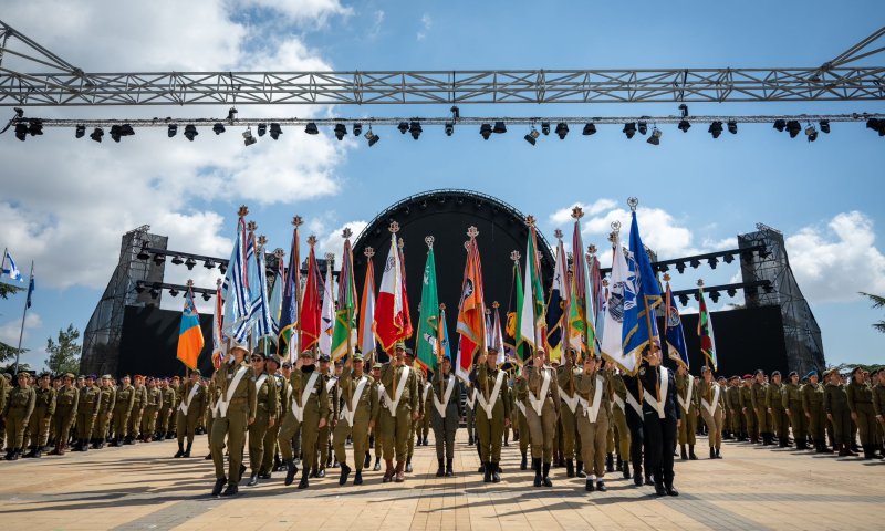 צפו: ההכנות של צה"ל לטקס הדלקת המשואות