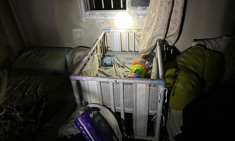 תינוק נכווה בשריפה בצפת, מצבו קשה