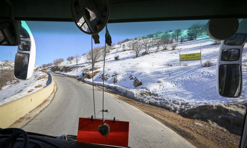 אסון בחרמון: הולך רגל נדרס על ידי אוטובוס