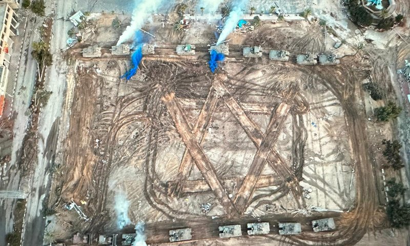 בלב עזה: לוחמי גולני קיימו טקס לזכר חבריהם שנפלו