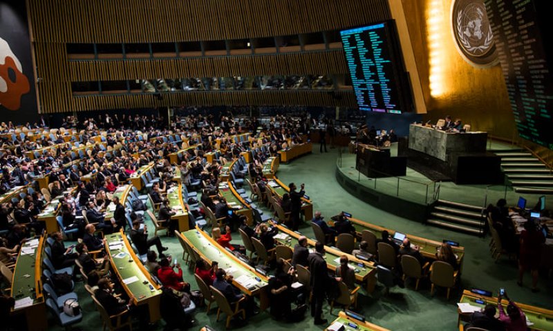 באו"ם: 153 מדינות הצביעו בעד הפסקת אש בעזה