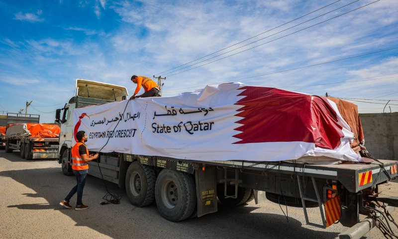 בצל ההפוגה: 108 טון של ציוד הומניטרי יועבר לעזה