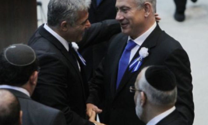 לפיד סירב להצעתו של נתניהו להכנס לממשלה