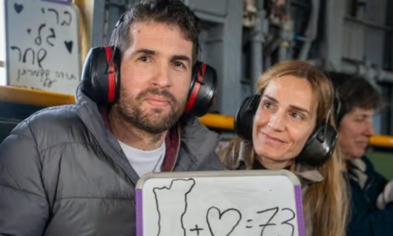 שגיא דקל חן הביא אות חיים משלושה חטופים